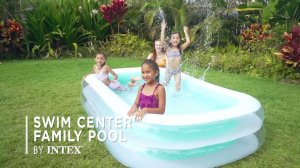 Надувной семейный бассейн INTEX, 262х175х56 см 56483
