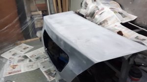 Проект МикроПерекуп. Лансер 9. Крышка. Кратера. Перелачиваю и полирую.