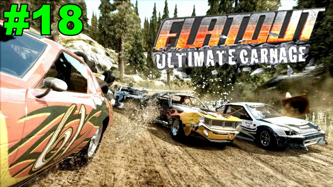 ?FlatOut: Ultimate Carnage. Прохождение на автомобиле "Venom". Кубки с 5 по 8. #18