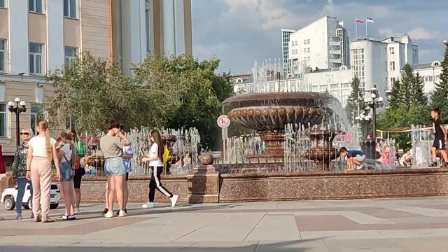 #уланудэ #лето Поющий Фонтан смотреть онлайн