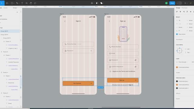 Design a Sign up & Sign in Page in Figma | Figma Tutorial