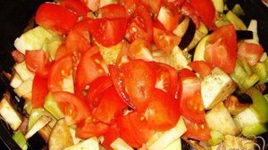 Свинина с овощами