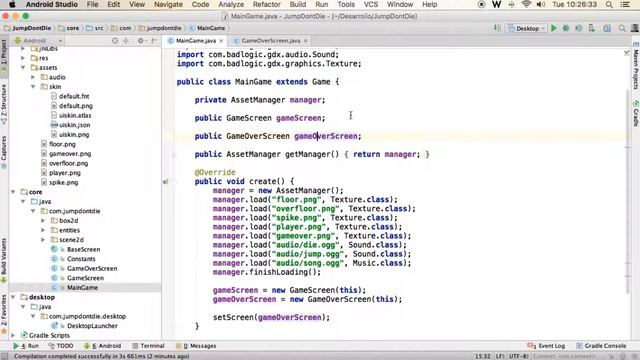 LIBGDX para Android - Tutorial 40 - Menú del Juego - How to make games Android смотреть онлайн