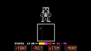 Minecraft in Undertale Battle (Undertale  Mod)