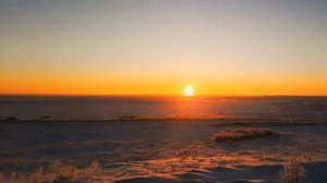 Восход и закат на Лаявожской в -30