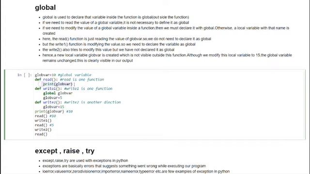 python keywords part 3 || last part on python keywords