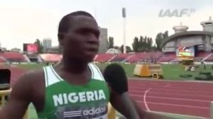 Funny Nigerian Runner Interview