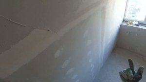 Первый слой шпаклевки по Гипсокартону. PLATO START. (Плато Старт).