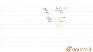 Solve `(x^(2)+y^(2))dx-2xydy=0.`