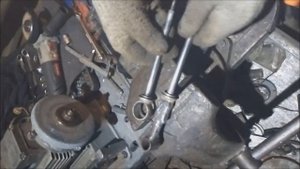 Самодельный ижовский амортизатор на ходовую снегохода Тайга 500, SKI-DOO 500!