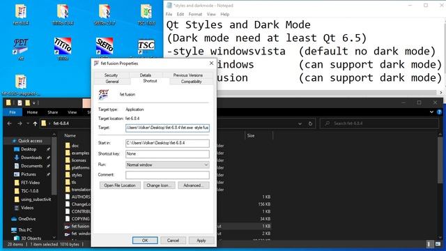 Qt 6.5 Applications: Change Style and use Dark Mode (with FET timetable software, TiTiTo, ...) смотреть онлайн