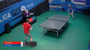 Елистратов Игорь - Мельников Владислав Лига Про настольный теннис. Россия. League Pro Table Tennis.