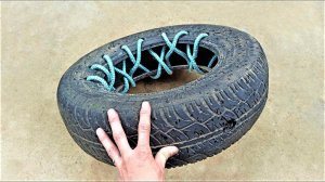 Крутая САМОДЕЛКА из старой покрышки