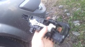 Renault Scenic 2 - ремонт залипающей наружной ручки (часть 1)