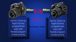 Nikon D3000 vs Nikon D3200