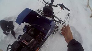 Мотобуксировщик  Лидер3. Меняю масло