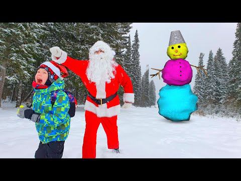 САНТА Убегает от НЯНИ Гринча! Рома и Хелпик Спасают САНТУ! Что Придумала ЭТА НЯНЯ?