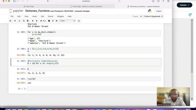 Python Tutorial | Python Dictionary Comprehensions | Advanced Python