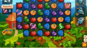 Веселый огород -  головоломка три в ряд