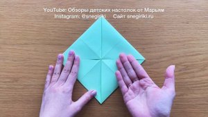 Оригами-птичка Каркуша - как быстро и просто сделать игрушку из бумаги.