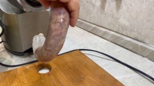 ДОМАШНЯЯ КОЛБАСА украинская с чесноком. Голодным не смотреть!
