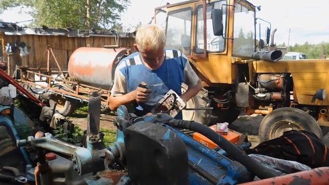 непредвиденный ремонт кулисы МТЗ80 и капиталим МТЗ!! смотреть онлайн