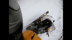 Снегоход за 200тыс. руб. Первая покатушка на РМ Тикси 250 люкс. Отзыв Эмоции Зимний лес Первый снег