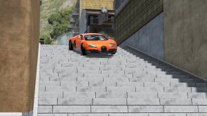 Автомобили против лестниц #2 - реалистичный симулятор аварии Бименджи Драйв игры на пк. BeamNG drive