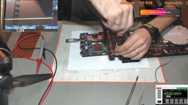 Стрим. Ремонт на выбор. Lenovo G580, la-7982p нет инициализации. смотреть онлайн