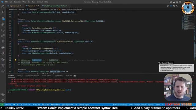 Part 2: Implementing an Interpreted Programming Language in C#