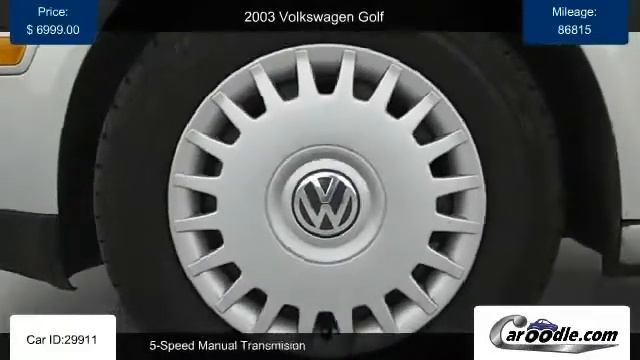 Used 2003 Volkswagen Golf in Costa Mesa, CA смотреть онлайн