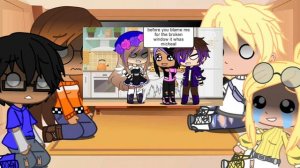 Gacha original mlb react to marinette afton~my Au~Au info in disk~