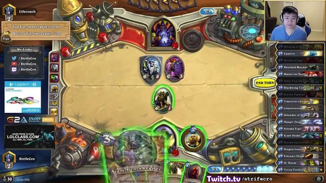 StrifeCro vs Lifecoach   Hearthstone GotD #45