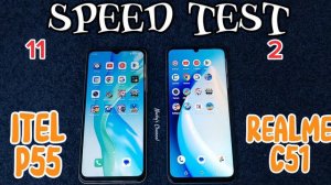 ITEL P55 5G vs. REALME C51 | SPEED TEST