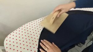 Обработка юбки солнце кринолином