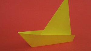 Как сделать кораблик из бумаги. Оригами кораблик.mp4
