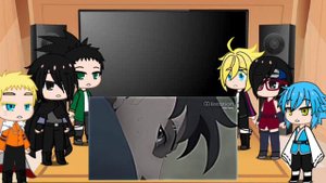 Boruto friend's react to Boruto two blue vortex chapter 5 //Gacha Club //Gacha react // Gacha Narut