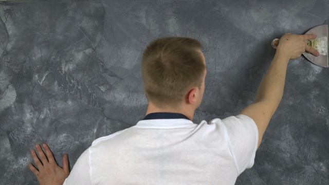 Мастер-класс по нанесению декоративной штукатурки Undertone Velluto Vulcano - чёрный плотный шёлк