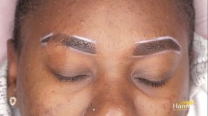 Обучение перманентному макияжу бровей на темной коже. Мастер Ольга Ханафи