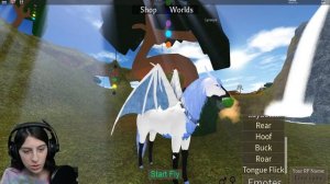 ROBLOX HORSE WORLD DRAGON HORSE with LOTS of HORNS!