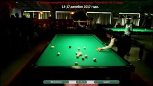Три шара одним ударом от Михаила Царёва. Русский бильярд.