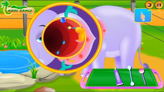 интересная мульт игра для детей Vet Patrol # лечим животных смотреть онлайн