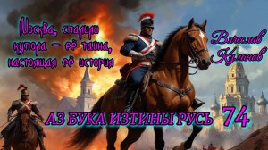 74. Москва, спалили купола - её тайна, настоящая её история АЗ БУКА ИЗТИНЫ РУСЬ