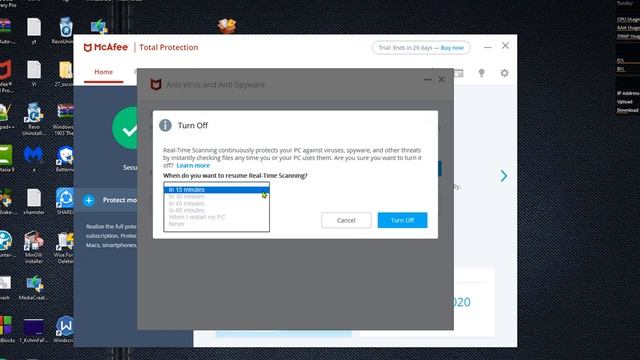 How To Disable McAfee Antivirus In Windows 10 смотреть онлайн