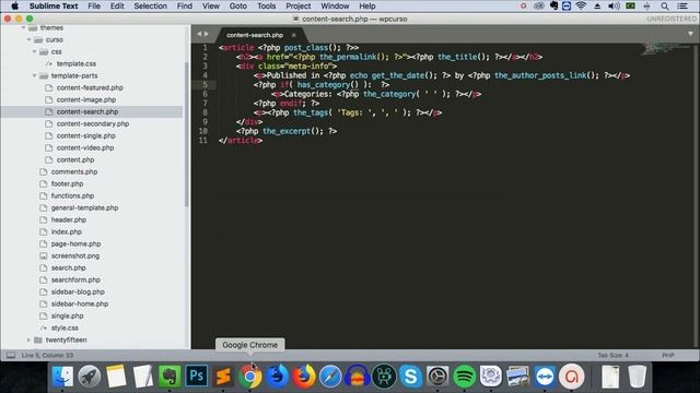 Mini Curso Temas WordPress do zero # 34 - O Arquivo Search.php (parte 3) смотреть онлайн