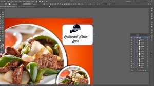 How To Design  Food  Flyer | Illustrator Tutorial