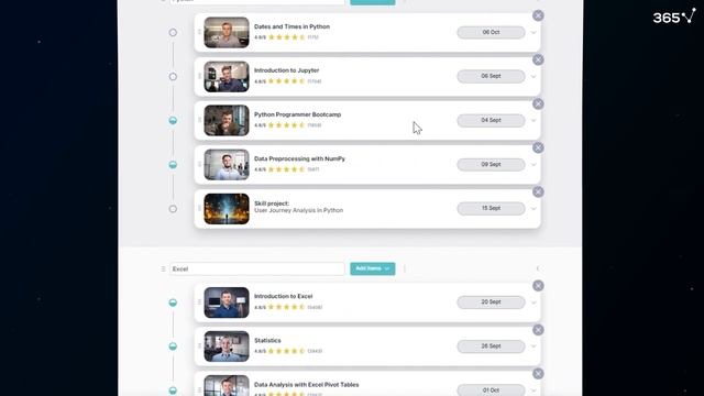 365 Data Science Platform Update: Create Your Customized Learning Path
