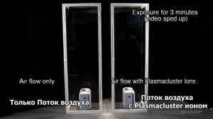 Sharp очиститель воздуха / увлажнитель Тест ионизаторa