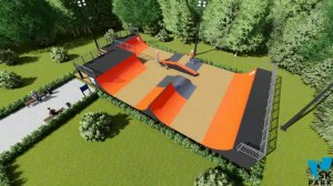 ПРОЕКТ СКЕЙТ ПАРКА SKL 20-11| ПРОЕКТИРОВАНИЕ СКЕЙТ ПАРКОВ | SKATEPARK DESIGN | SKATEPLAZA