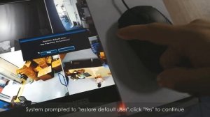 HisEEu Wireless Security Camera System Recovery password method